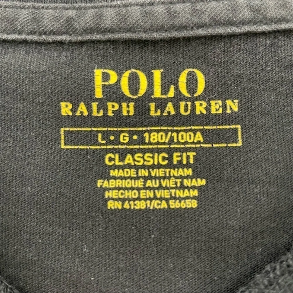 Polo Ralph Lauren Men’s Classic Fit Long Sleeve Shirt Size Large Polo Black